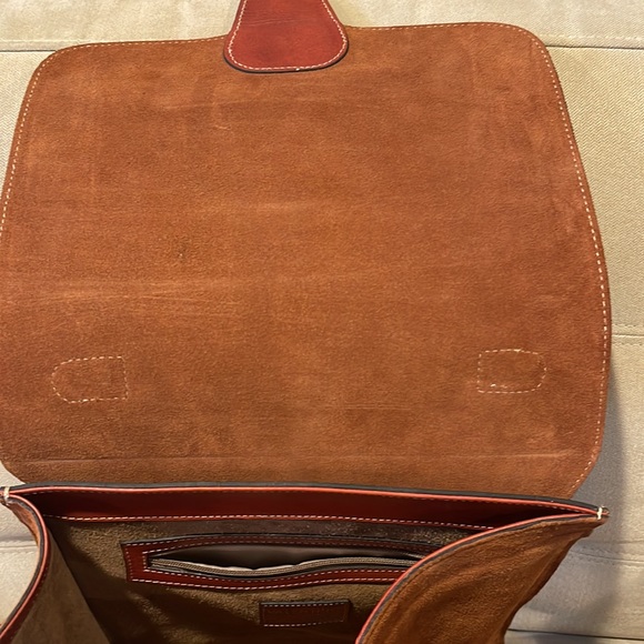 VALENTINO BY MARIO VALENTINO Leather & Suede Amy Satchel - Picture 10 of 17